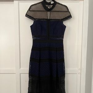 Self Portrait midi dress